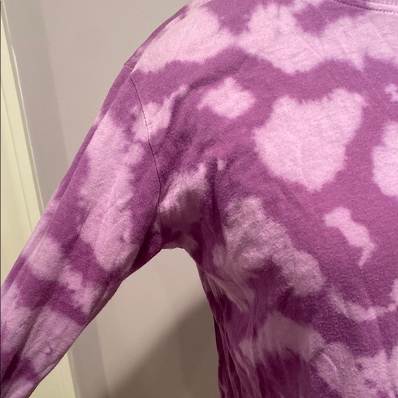 Zella Kids Purple Tie-Dye Long Sleeve Tee - Picture 4 of 9